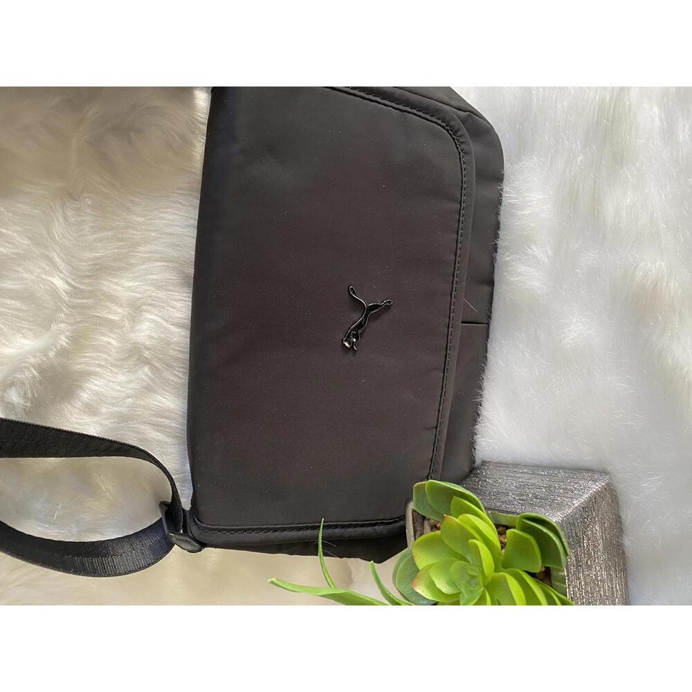 Puma Black Shoulder Bag with Adjustable Strap